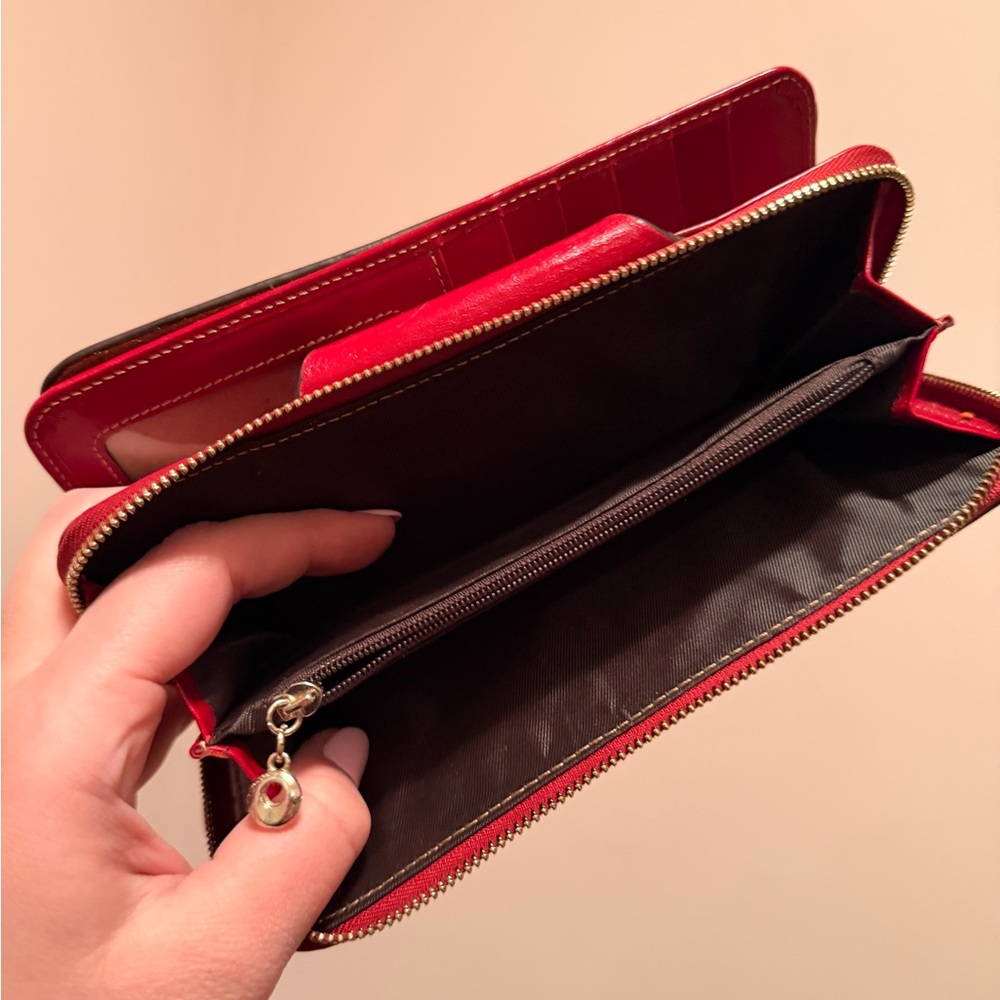 Red Leather Wallet - Picture 6 of 6